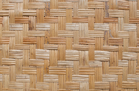 竹编织纹理照片