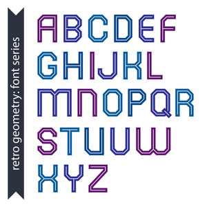 细双线字体图片