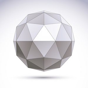 3d 多边形的几何对象,向量抽象的设计元素 c照片