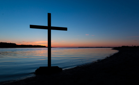 救恩海滩日落图片