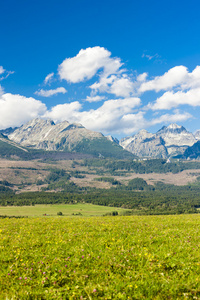 西部地区的塔特拉 高塔特拉山区，斯洛伐克