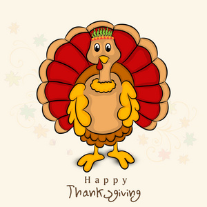 感恩节庆祝与土耳其鸟
