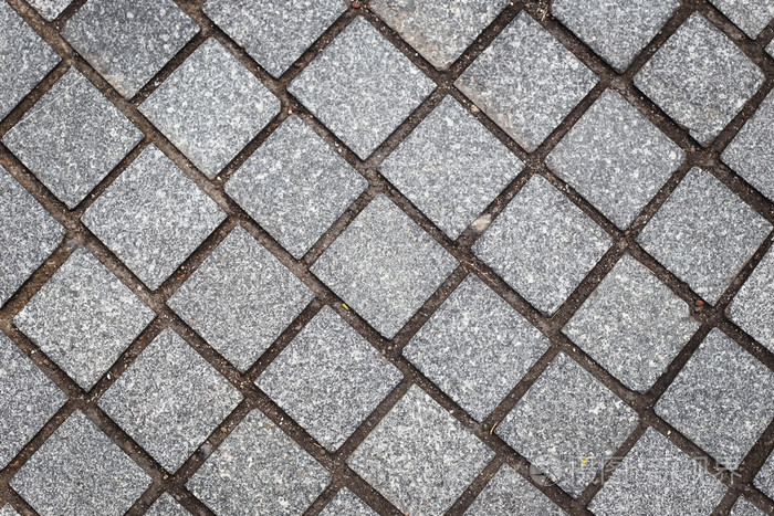 花岗岩石板路人行道