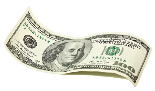 一百块钱简笔画图片