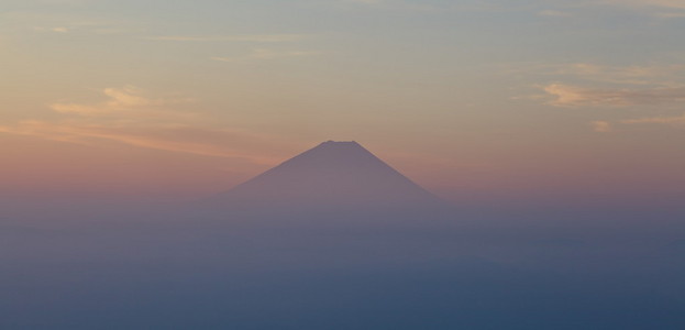 山富士在冬季图片