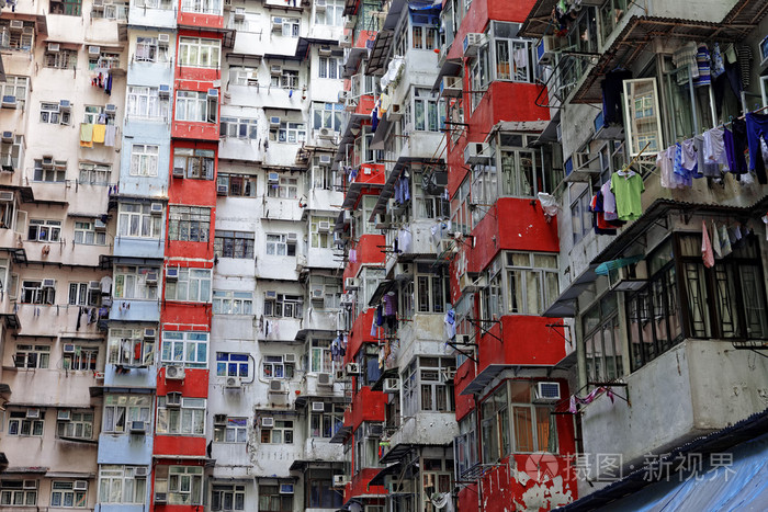香港的旧公寓