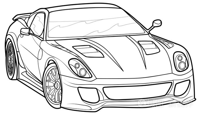赛车插画-正版商用图片1hb94w-摄图新视界
