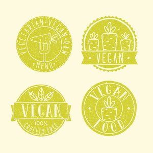 纯素食食品徽章