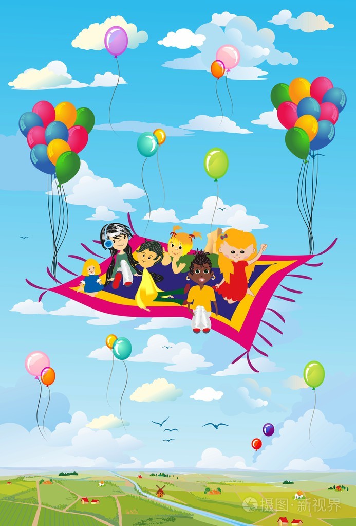 飞毯飞行的旅程