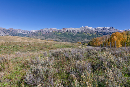 秋天山风景