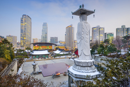 首尔，韩国城市景观