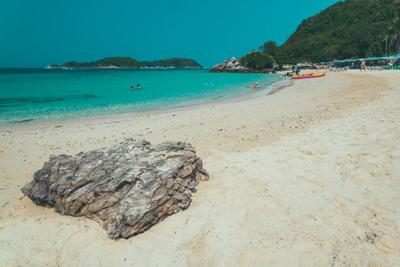 夏季的美丽海滩