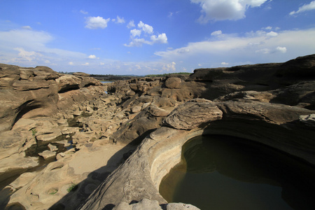 Sam 藩博克峡谷，泰国