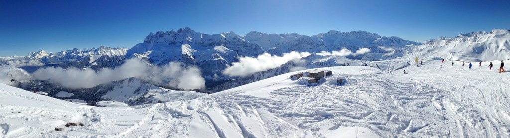 阿尔卑斯山和滑雪坡