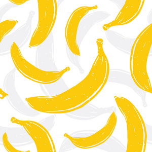 波普艺术香蕉无缝矢量模式