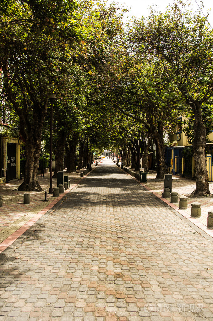 风景如画的街道在基多厄瓜多尔南美洲