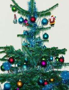 圣诞树上的装饰品。