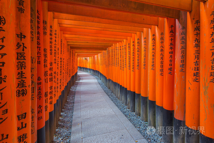 对在日本京都的伏见inari 靖国神社照片 正版商用图片1hcmp8 摄图新视界 对在日本京都的伏见inari 靖国神社照片 正版商用图片1hcmp8 摄图新视界