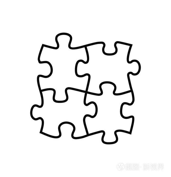 拼图图标插画-正版商用图片1hcp8e-摄图新视界