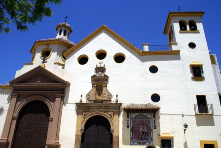 西班牙安达卢西亚教堂的 San Pedro，马拉加，