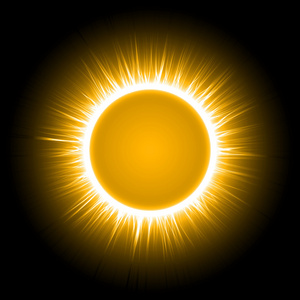 黄色能量环照片