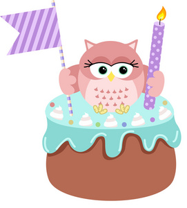 猫头鹰的生日蛋糕