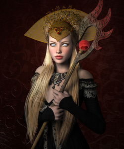 中世纪的女王照片