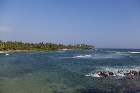 在斯里兰卡的 mirissa 海滩