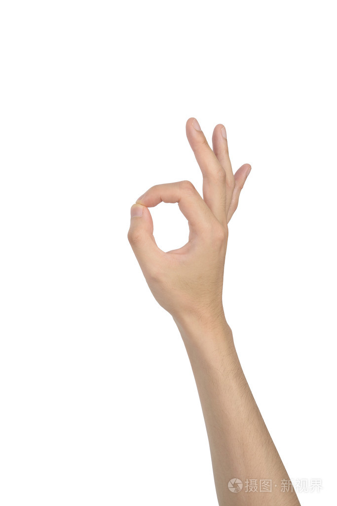 手在 ok 的手势