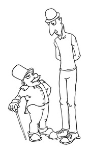 身高矮图片-身高矮素材-身高矮插画-摄图新视界