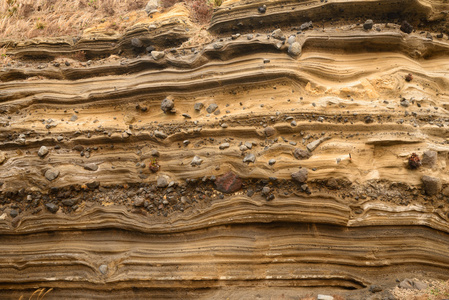 suwolbong 碎屑沉积中沉积结构照片