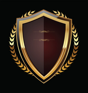 金色盾牌照片