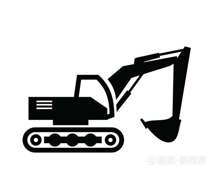 挖掘机图标