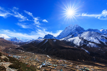 在喜马拉雅山风光图片