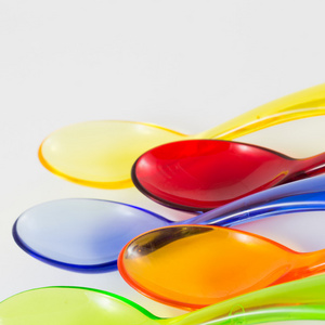彩色塑料勺子