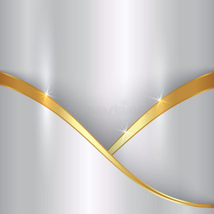 矢量抽象贵金属背景照片