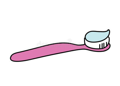 牙刷卡通图片