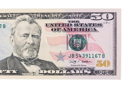 加拿大五十美元的钞票五十美元钞票照片