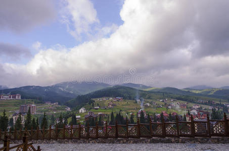 布可维尔风景山景