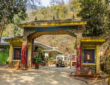 锡金坎钦准噶山脉日出前的天空,隆昌,锡金甘托克首都锡金,印度在锡金