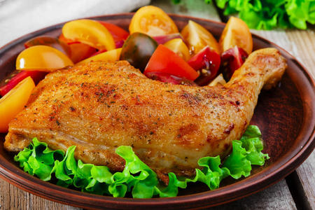 烤的鸡的腿烤鸡腿照片