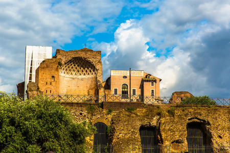 罗马城墙景观