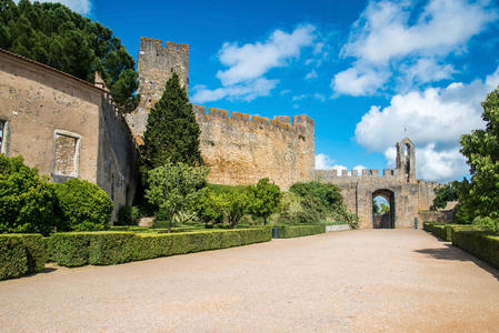 托马尔中世纪圣殿城堡要塞入口。