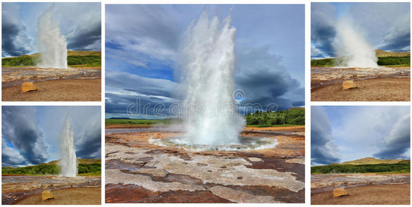 卡存储器间歇泉strokkur