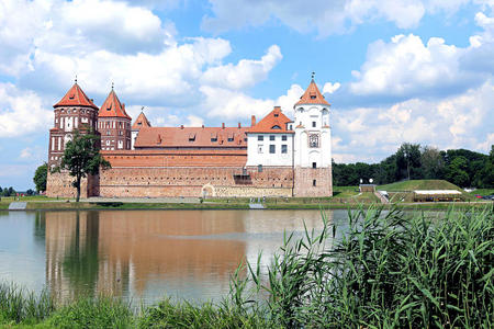白俄罗斯古代米尔城堡建筑群