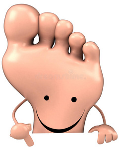 有趣的脚矢量有趣的漫画大足野人,雪人,大脚兽起立友好的有趣的脚有趣