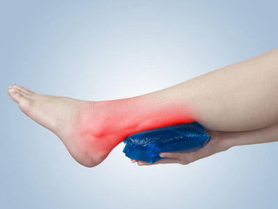 手指的脚踝图片