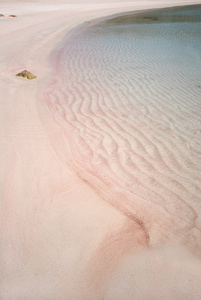 巴德利岛。 粉红海滩。 拉马达莱纳群岛