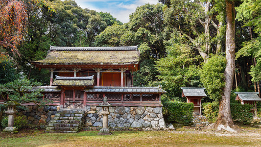 在日本京都醍醐寺大雄宝殿