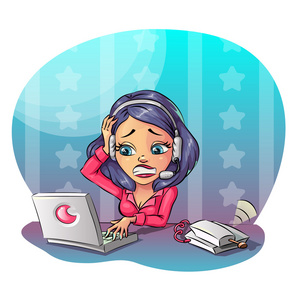 女人努力工作挣钱图片